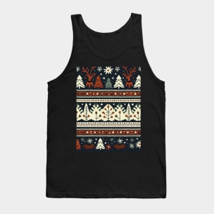 christmas seamless pattern design Tank Top